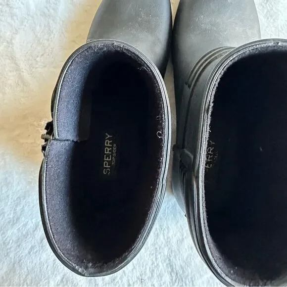 Sperry Black Aerial Beck Boot Women’s Size 9 - Picture 12 of 12